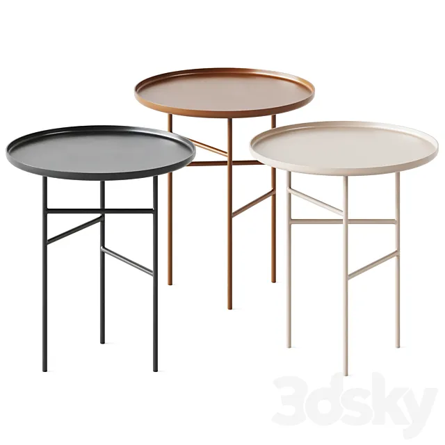 Elgin Accent Table by Project 62 3ds Max