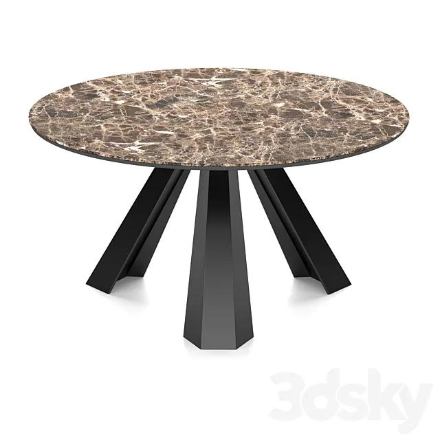 Eliot keramik round table 3DSMax File