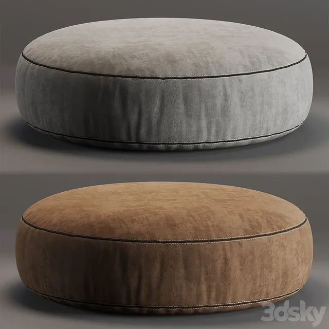 ELISE R&D Poliform pouf 3dsMax Model