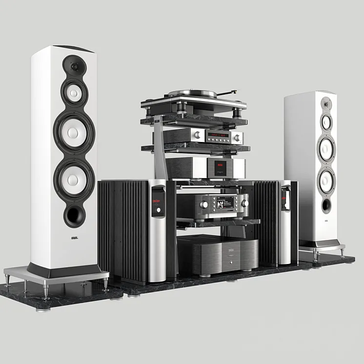 Elite Hi-End audio system from Mark-Levinson and Revel 3DS Max