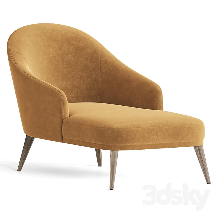Eliza Chaise Lounge 3DS Max Model