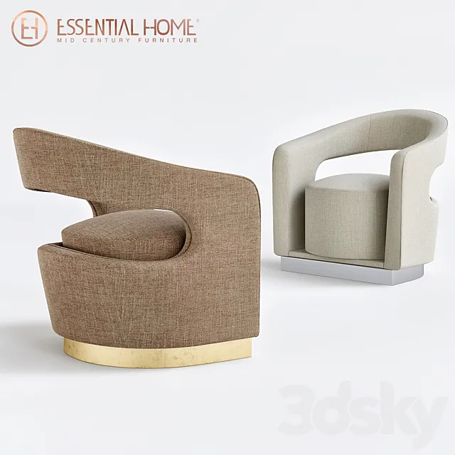 Ellen Armchair 3ds Max