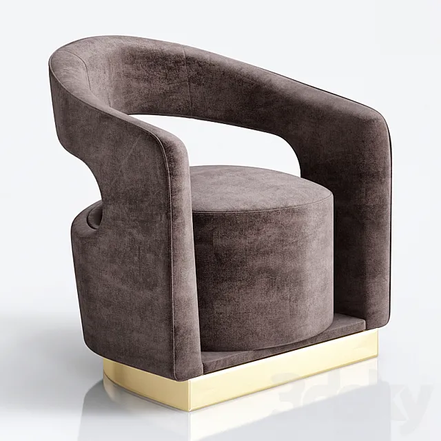 Ellen Armchair 3ds Max