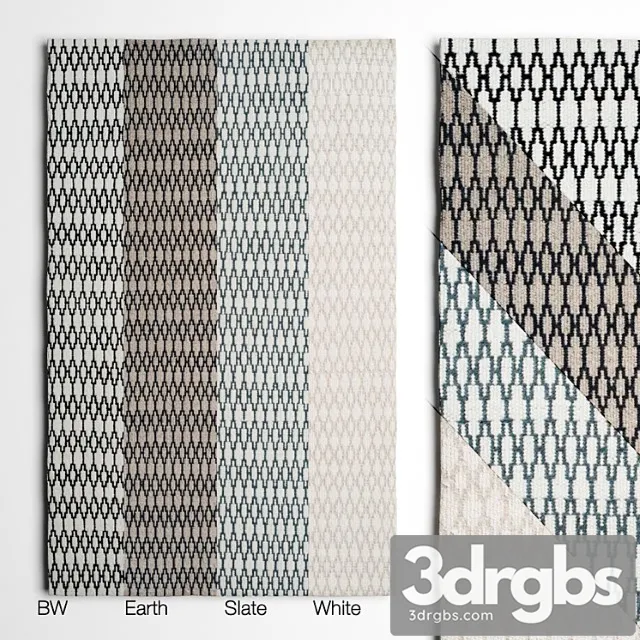 Elliot rugs by linie design 3dsmax Download