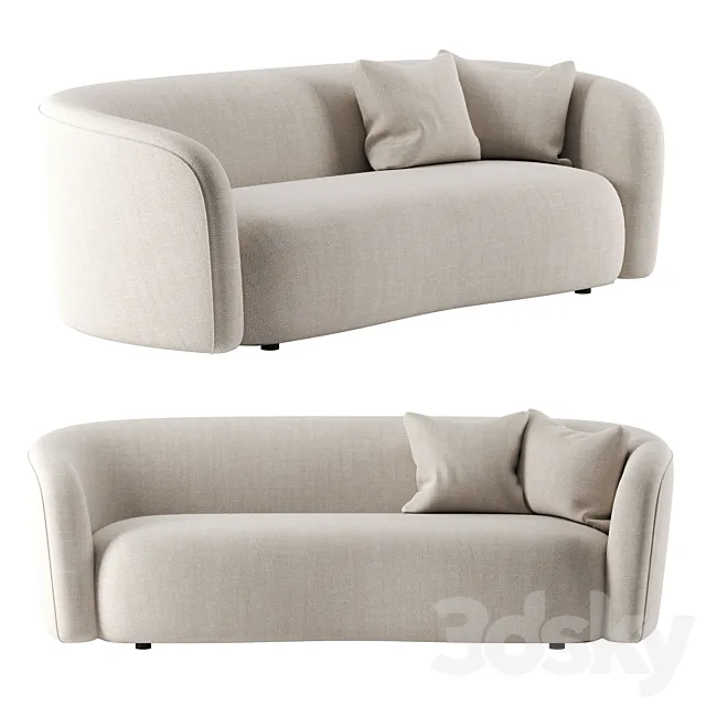 Ellipse Sofa 3 seater by Ethnicraft 3DSMax File
