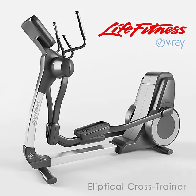 Elliptical Cross-Trainer 3ds Max