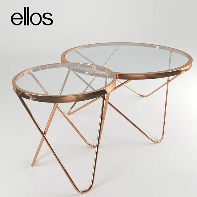 Ellos home coffee table melissa 45 3DSMax File