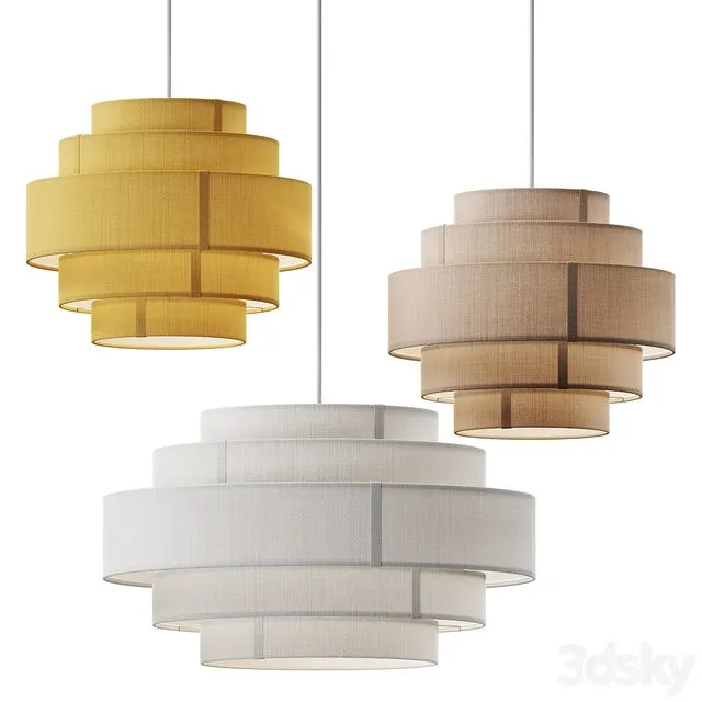 Ellos Loftlampe Miguel Pendant Lamps 3dsMax Model