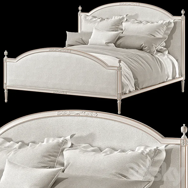 Eloquence dauphine bed 3DS Max