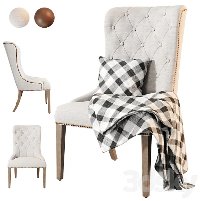 Elouise dining chair 3ds Max