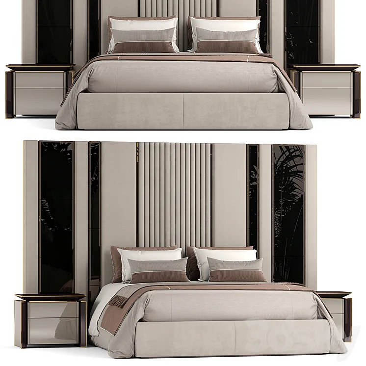 Elve luxury bed 3DS Max Model