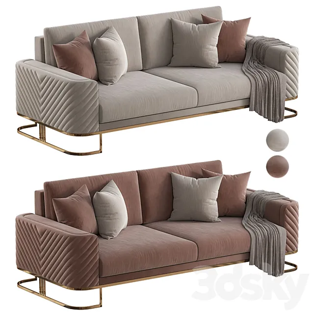 Elvina Sofa V2 3ds Max