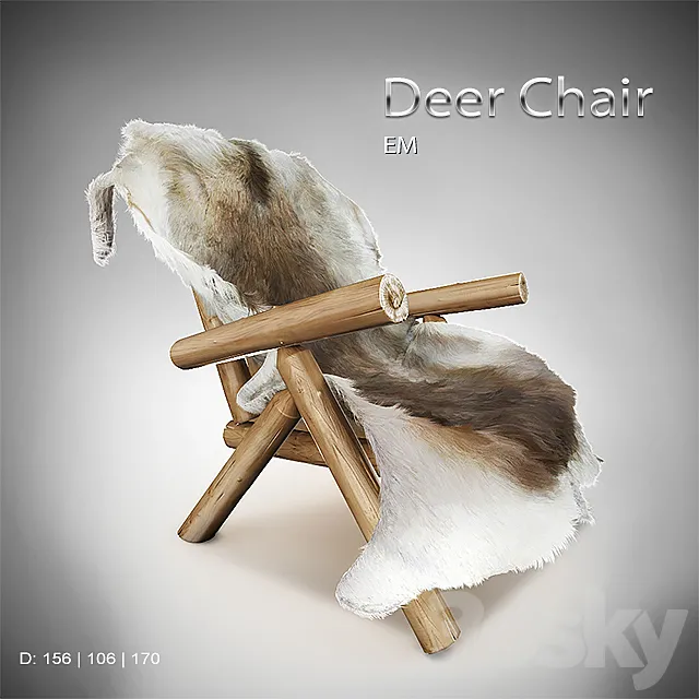 EM _ Deer Chair 3ds Max