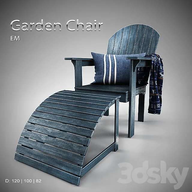 EM _ Garden Chair 3DSMax File