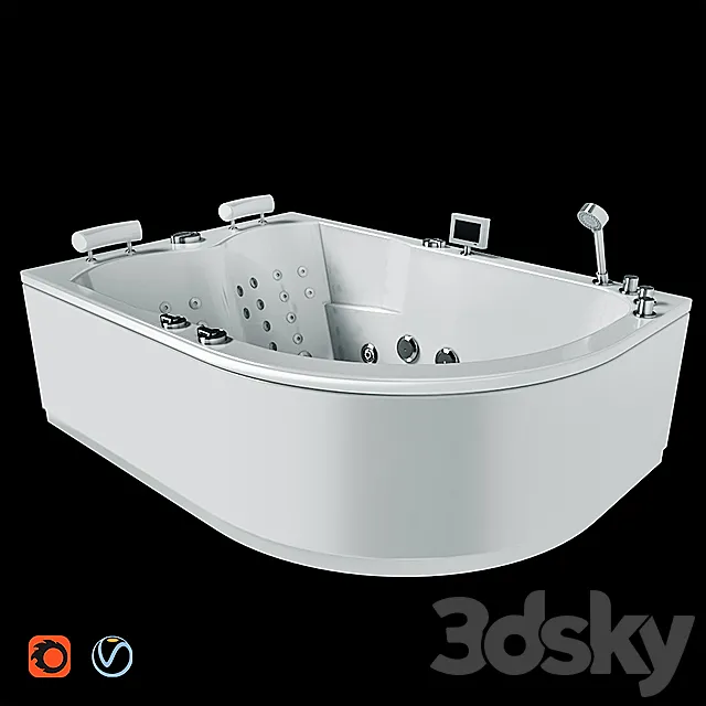 EM _ Hot Tub HW-004 3DS Max Model