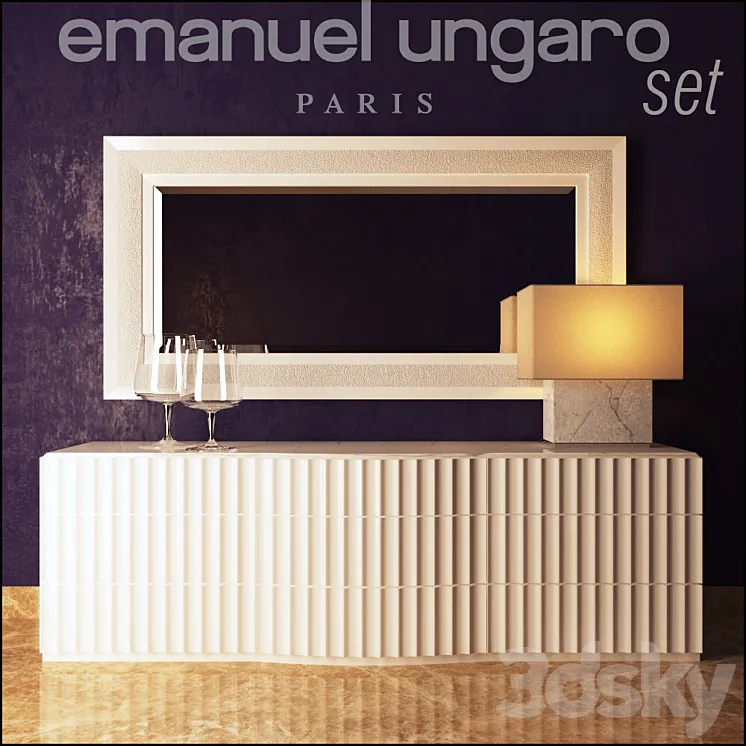 Emanuel Ungaro set 3DS Max