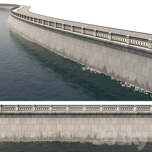 Embankment 2 (PathDeform) 3ds Max