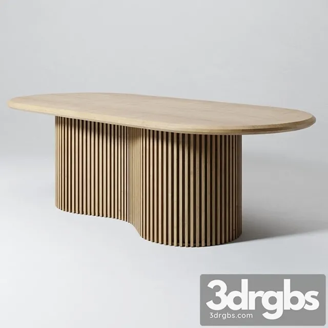 Embellish oval dining table 2 3dsmax Download