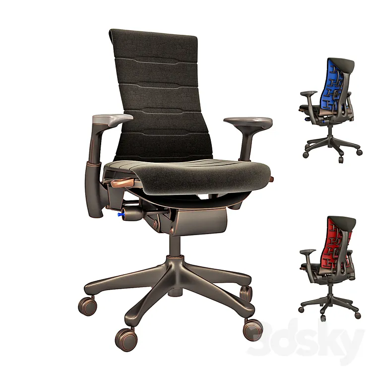 Embody gaming chair 3DS Max