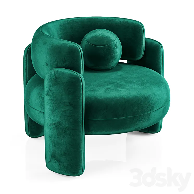 Embrace Armchair by Royal Stranger 3DS Max
