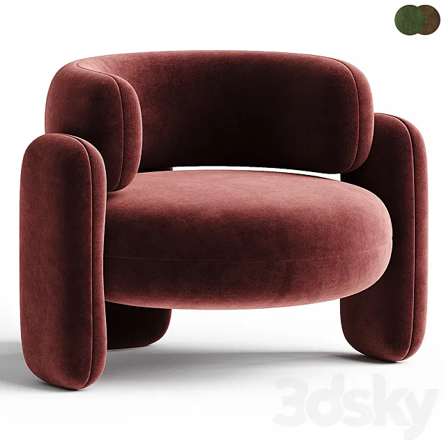 Embrace | Armchair By ROYAL STRANGER 3ds Max