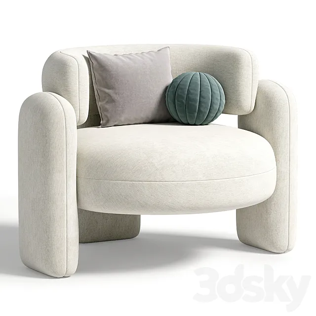 EMBRACE Armchair By ROYAL STRANGER 3ds Max
