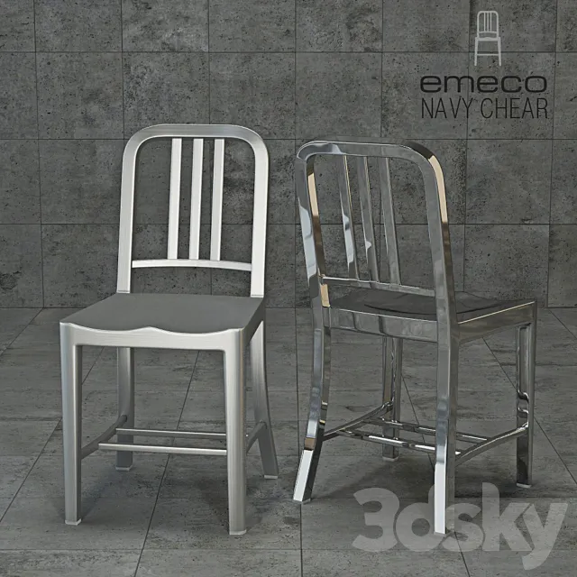 Emeco Navy Chear 3ds Max