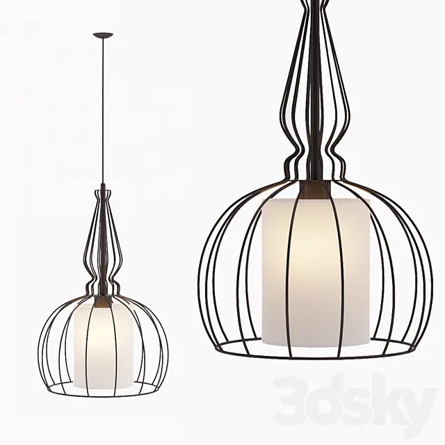 Emeline Pendant Light 3DS Max Model