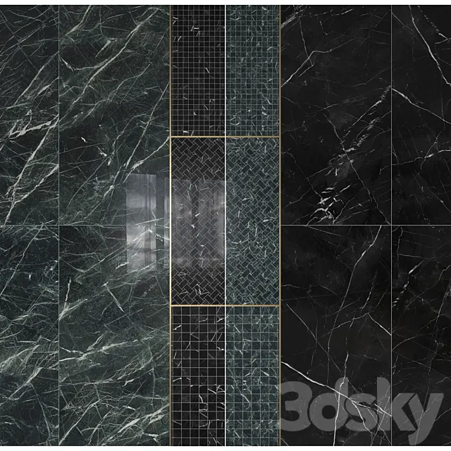 Emilgroup Tele di Marmo Revolution decor s1 3ds Max