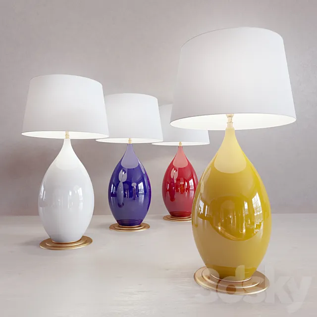 EMILIA CERAMIC TABLE LAMP 3ds Max