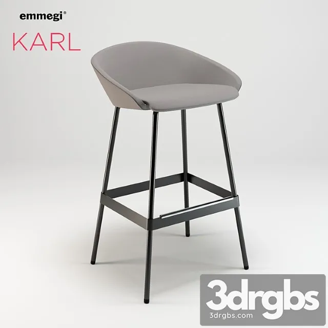 Emmegi Karl Stool 3dsmax Download