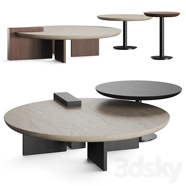 Emmemobili Antinomy Coffee Tables 3ds Max