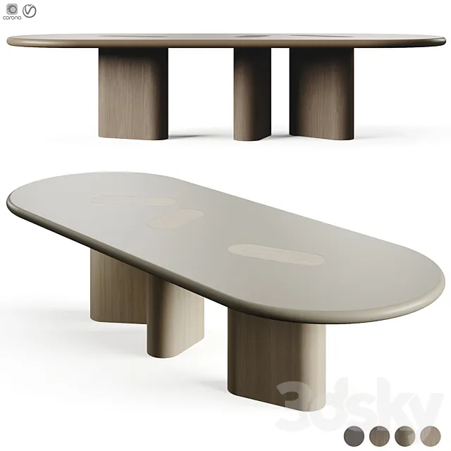 Emmemobili Fatty Table Oval 3ds Max