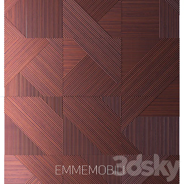 Emmemobili STRIPES BOISERIE 3DS Max Model