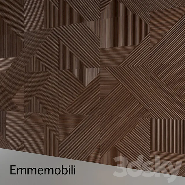 Emmemobili Stripes Boiserie 3DSMax File