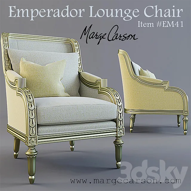 Emperador Lounge Chair 3DS Max Model