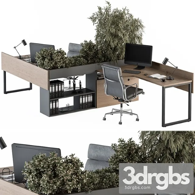 Employee Set Office Furniture 348 3dsmax Download