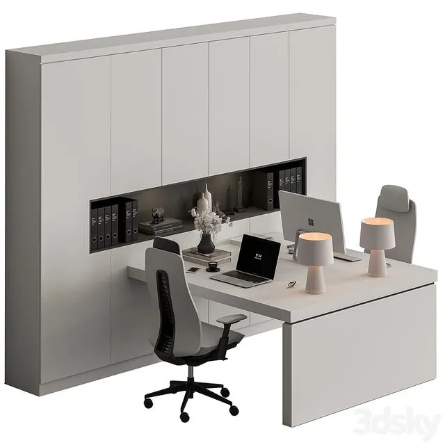 Employee Set – Office Furniture 504 3dsMax Model