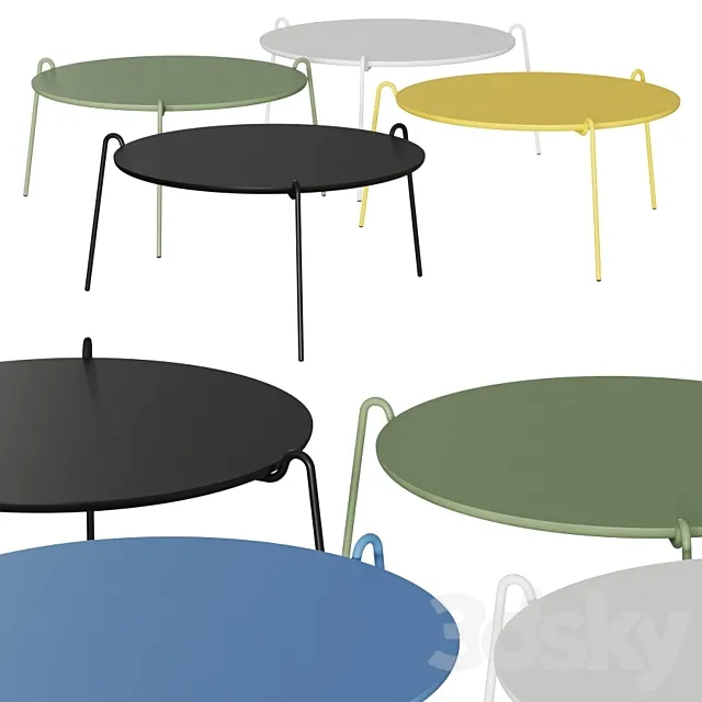 emu Rio R50 Coffee Tables 3ds Max