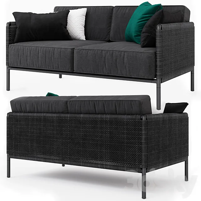 Encore Modern Garden 2-seater sofa 3ds Max