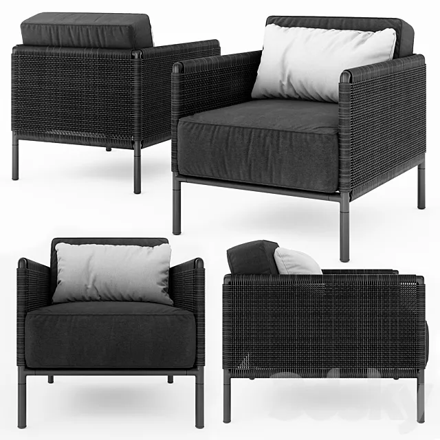 Encore_Modern_Garden_Lounge_Armchair 3ds Max