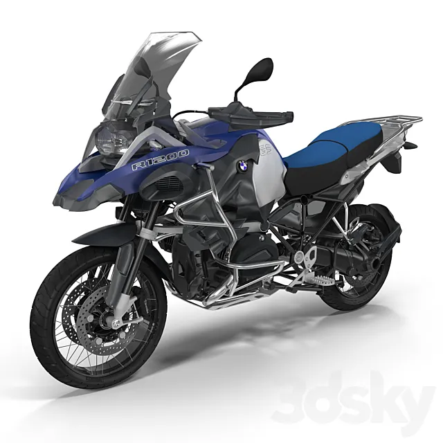 Enduro BMW R1200GS Adventure 2014 3ds Max