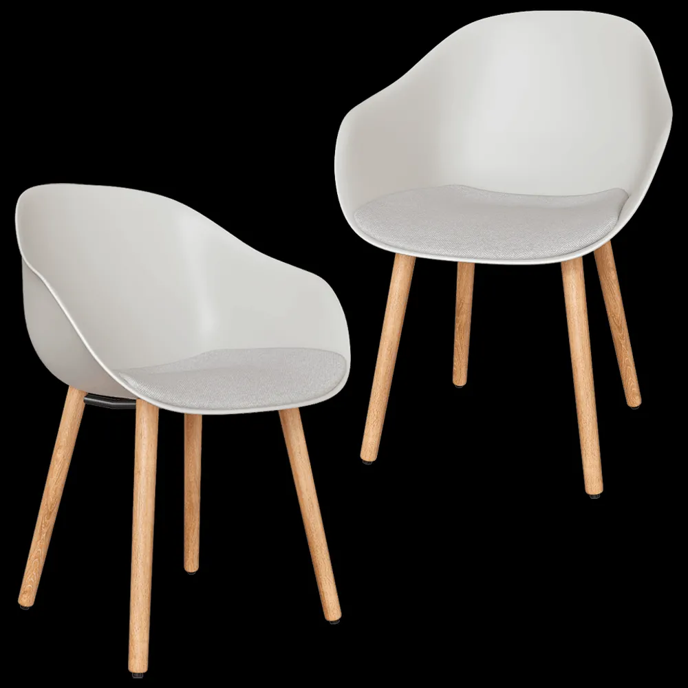 Enea – Аrmchair Silla Lore Wood 3ds Max