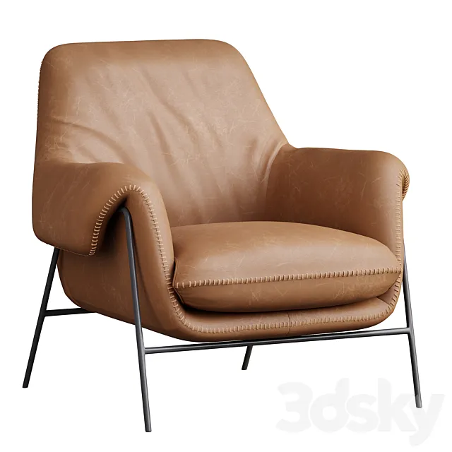 Engles leather chair 3DS Max Model