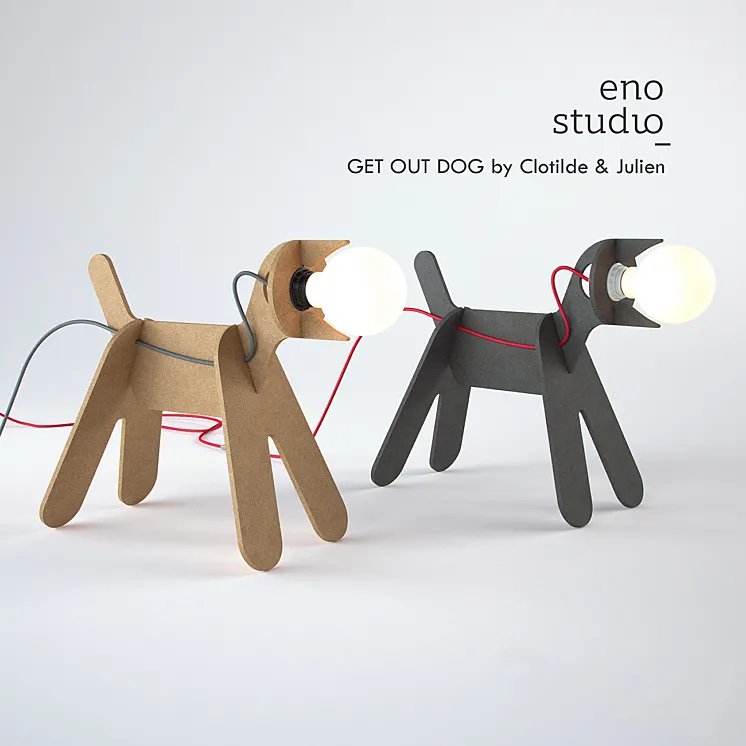 ENO STUDIO GET OUT DOG by Clotilde & Julien 3DS Max
