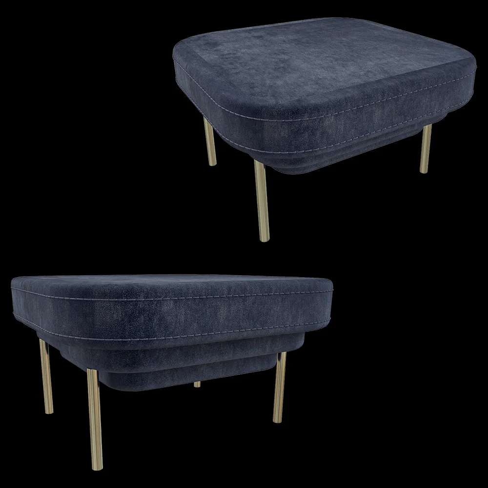 ENOstudio – Pouf Ottoman Velvet 3ds Max