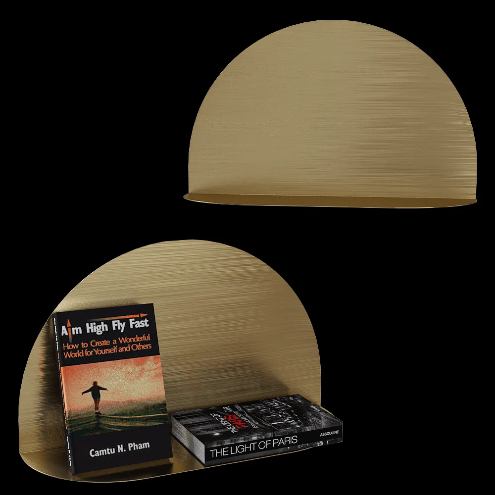 ENOstudio – Shelf Archal L/ Half Moon 3ds Max