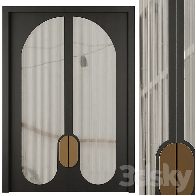 Entrance door set25 3ds Max