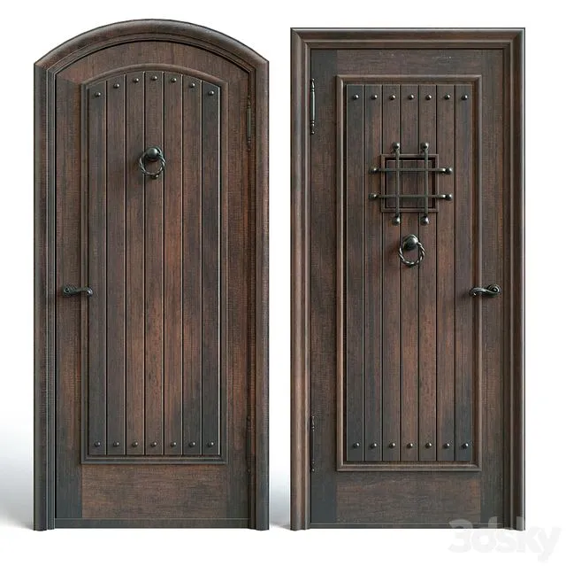 Entrance doors 3 3dsMax Model