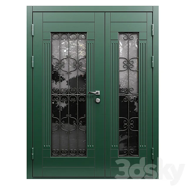 Entrance doors 6 3DS Max Model